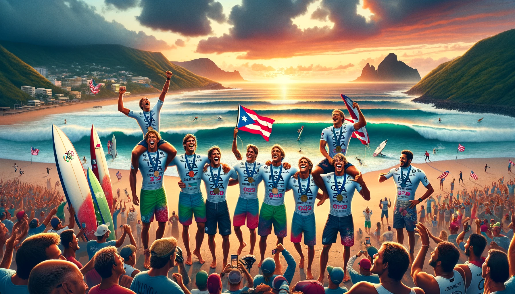 En este momento estás viendo Puerto Rico se consagra como epicentro mundial del surf en los ISA World Surfing Games 2024